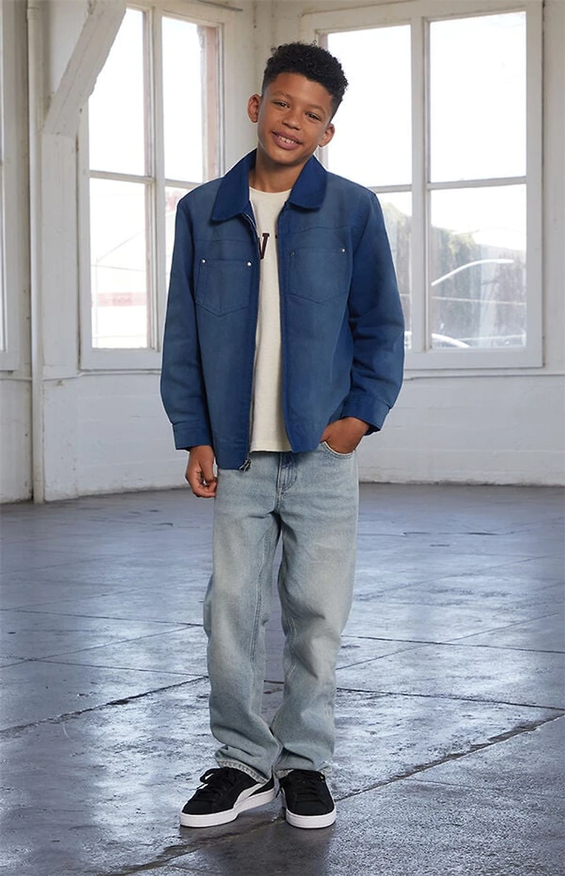 Pacsun Kids Indigo Billie Gas Jacket