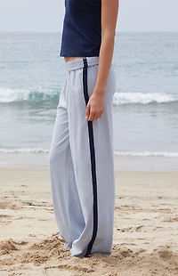 John Galt Anastasia Side Stripe Baggy Sweatpants