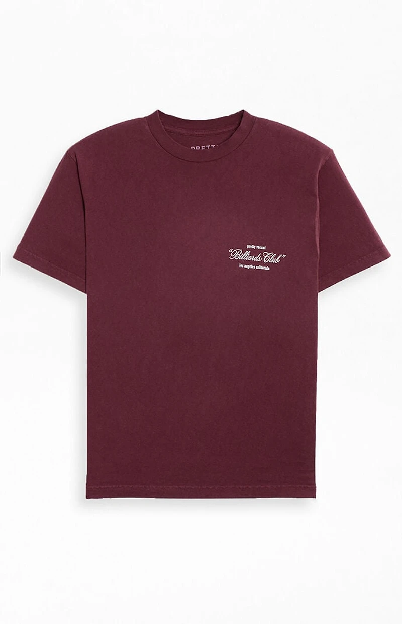 Pretty Vacant Rack 'Em Billiards Club T-Shirt