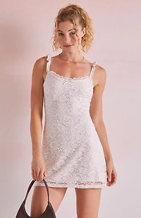 Beverly and Beck Cassidy Lace Mini Dress
