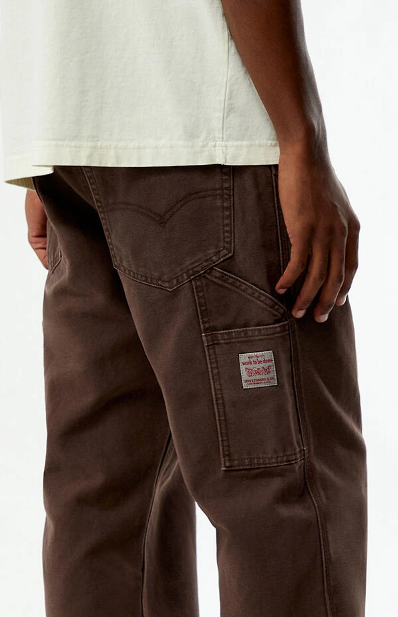 Levi's 568 Brown Loose Straight Carpenter Pants
