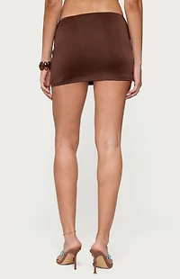 Edikted Isaiah Abstract Ring Mini Skirt