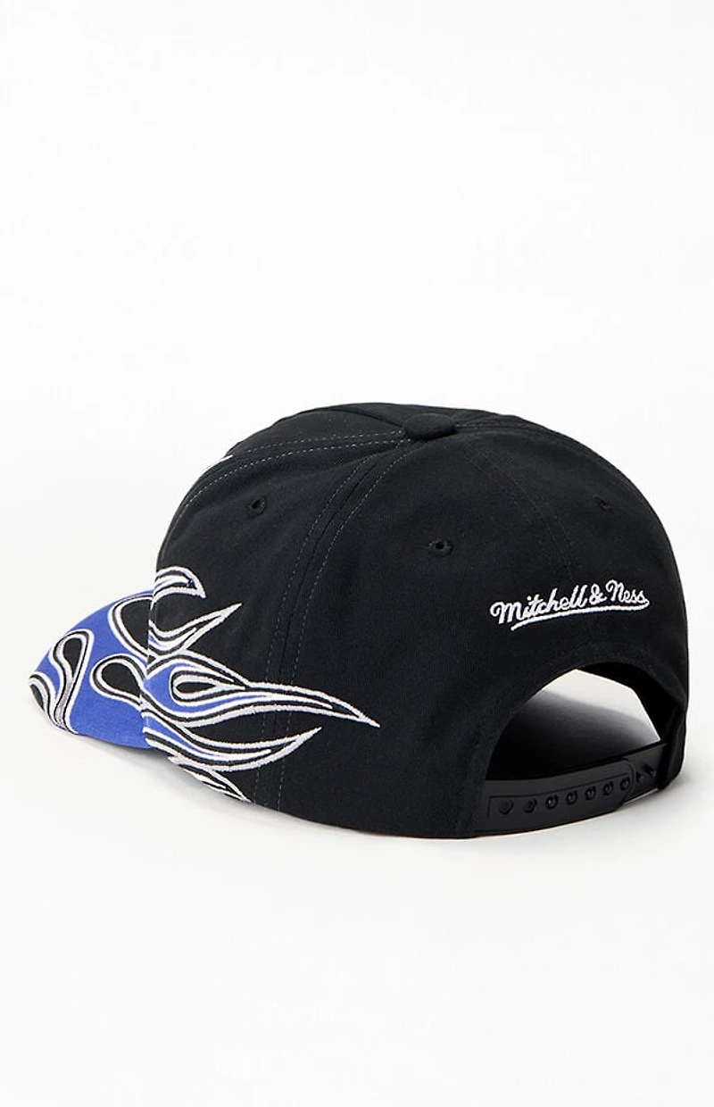 Mitchell & Ness LA Dodgers Flame Thrower Snapback Hat