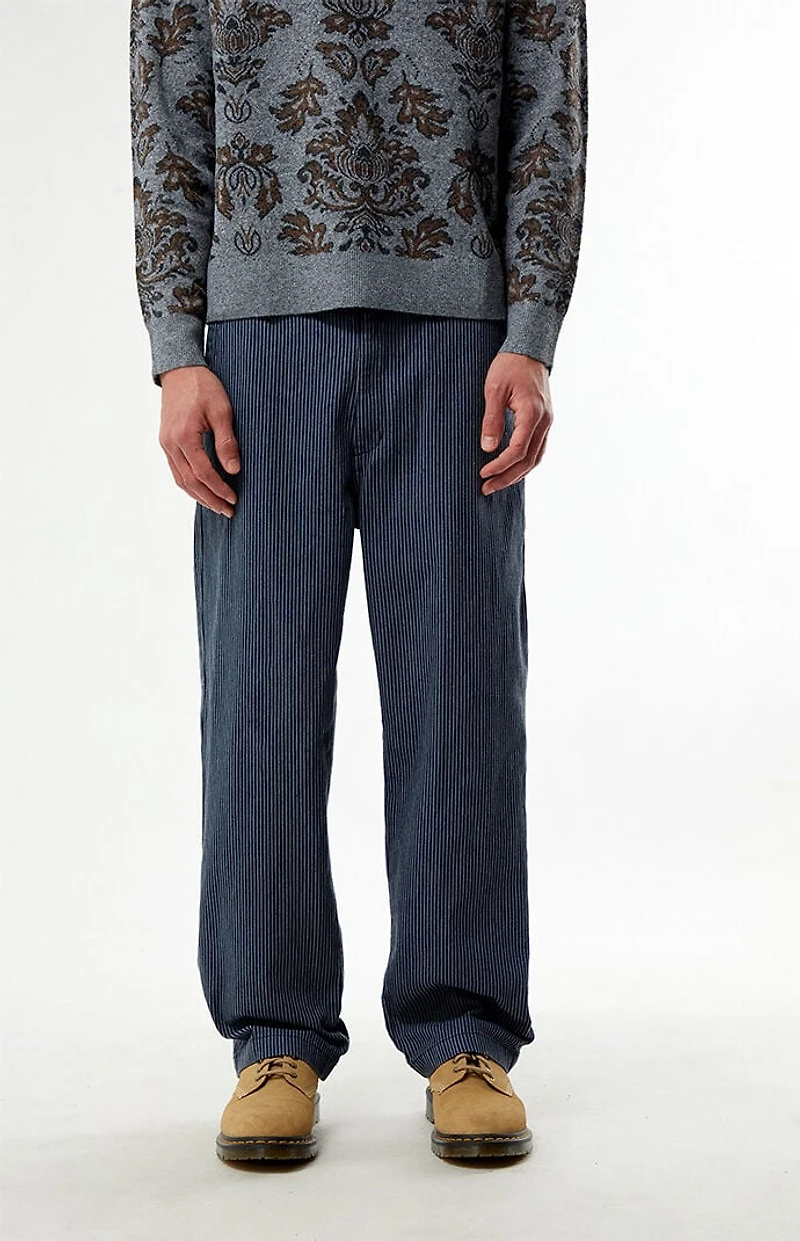 Rhythm Hickory Striped Work Pants