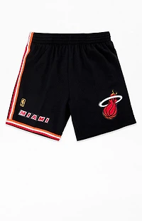 Mitchell & Ness Miami Heat Road 96-97 Mesh Basketball Shorts