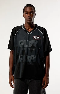 PLAY PALM ANGELS Foggy Mesh Boxy Jersey
