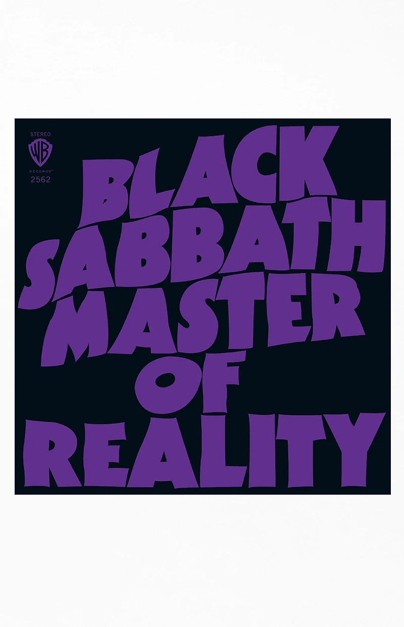 Black Sabbath Master of Reality Vinyl Record
