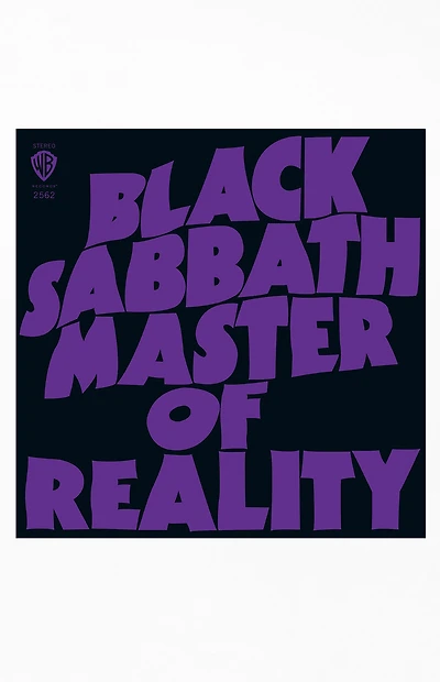 Black Sabbath Master of Reality Vinyl Record