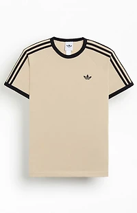 adidas Khaki 3-Stripes T-Shirt