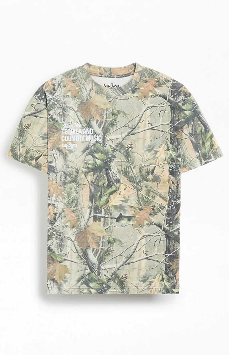 Los Sundays Camo The Tequila & Country Music T-Shirt