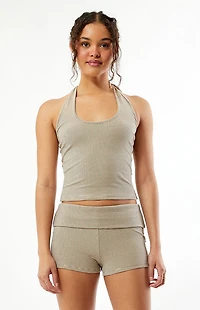 Your Favorite Lila Striped Halter Top