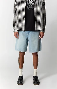 Pacsun Parker Baggy Jorts Light Blue