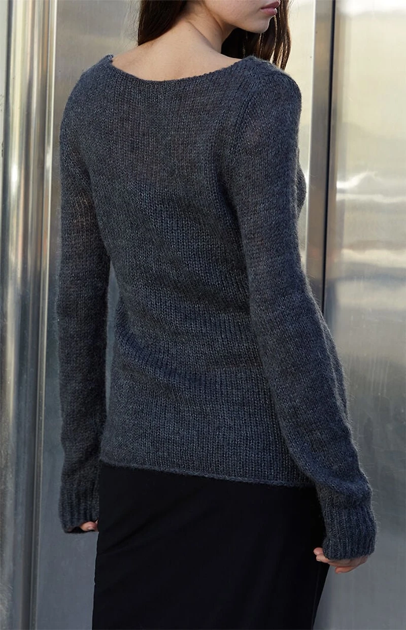 John Galt Gray Collette Sweater