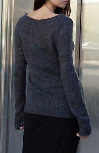 John Galt Gray Collette Sweater