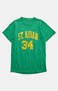 PS VINTAGE 80s Number 34 St Aidan Graphic T-Shirt