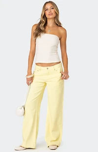 Edikted Albina Textured Tube Top