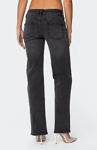 Edikted Shayna Low Rise Jeans