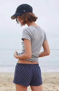 John Galt Emery Anchor Sweat Shorts