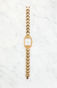 LA Hearts Rectangle Metal Watch