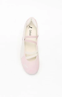 Puma Women's Pink & White Speedcat Ballet Sneakers