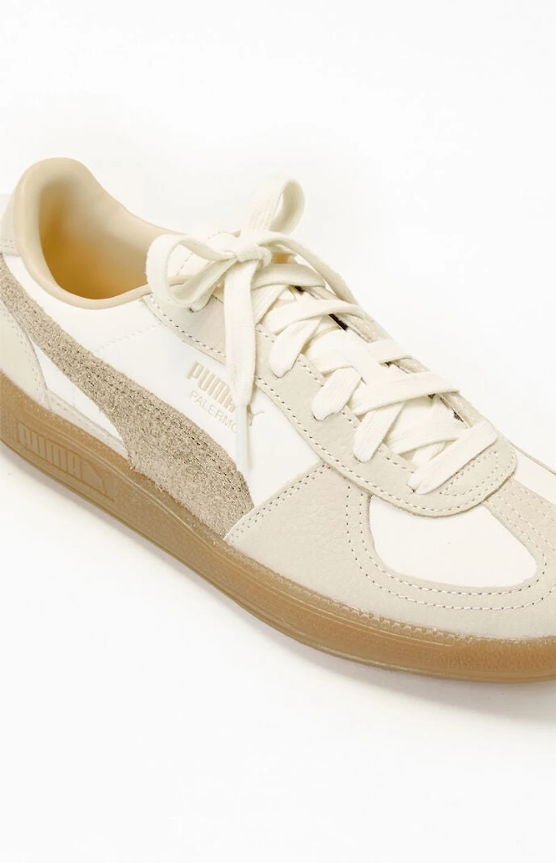 Puma Cream Palermo Elevated Sneakers