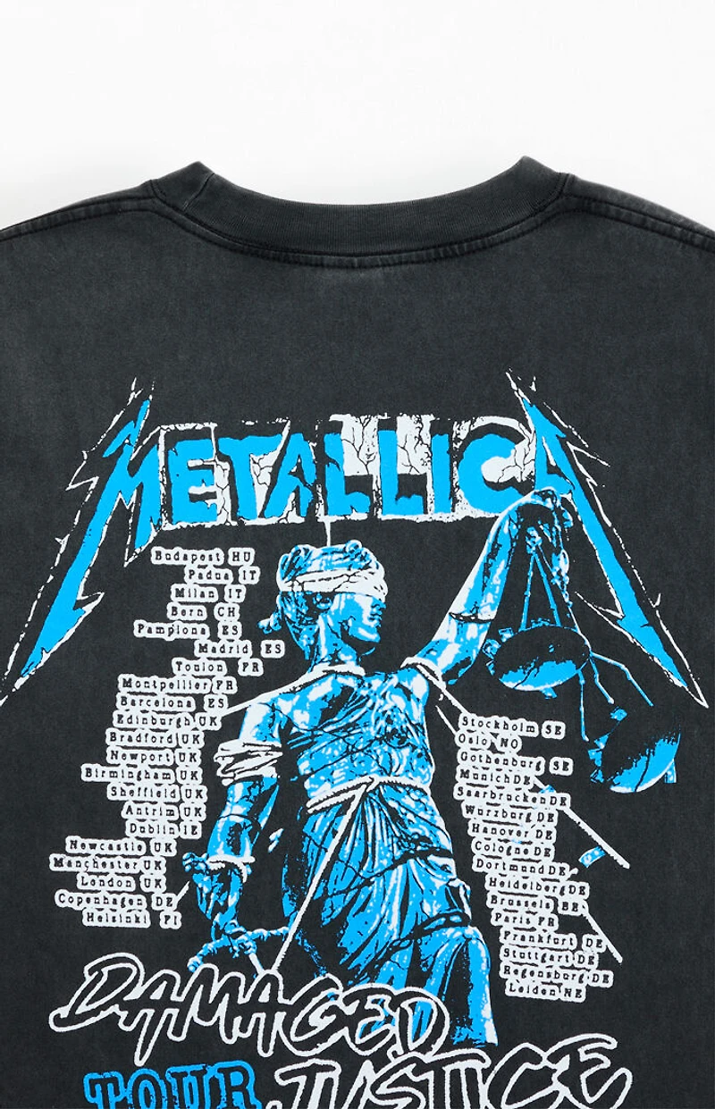 Metallica Damaged Justice Tour 1988 T-Shirt