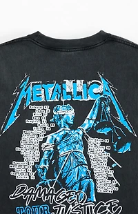 Metallica Damaged Justice Tour 1988 T-Shirt