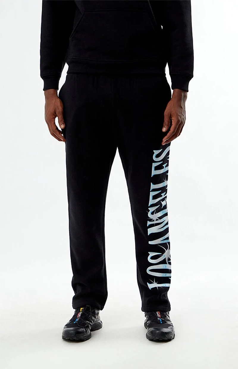 Pacsun Chrome Straight Leg Sweatpants