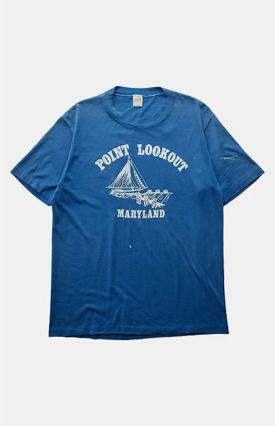 PS VINTAGE 80s Point Lookout Maryland Graphic T-Shirt