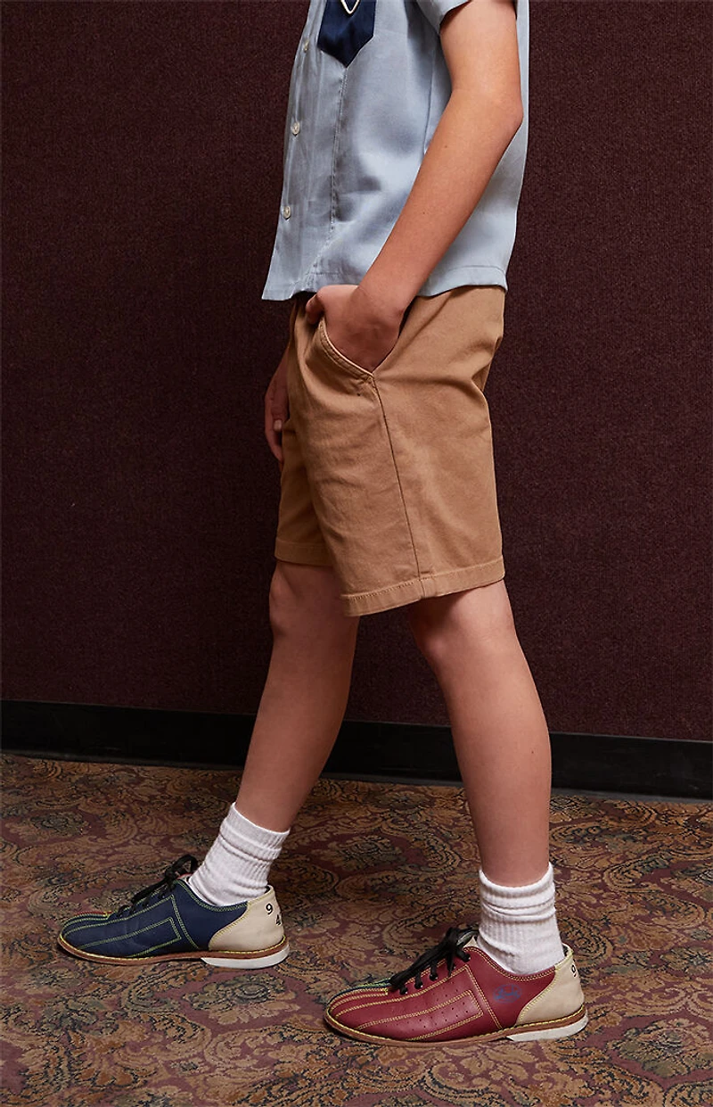 Pacsun Kids Tan Volley Shorts