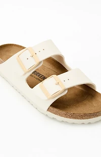 Birkenstock Women's Arizona Slide Sandal Cream