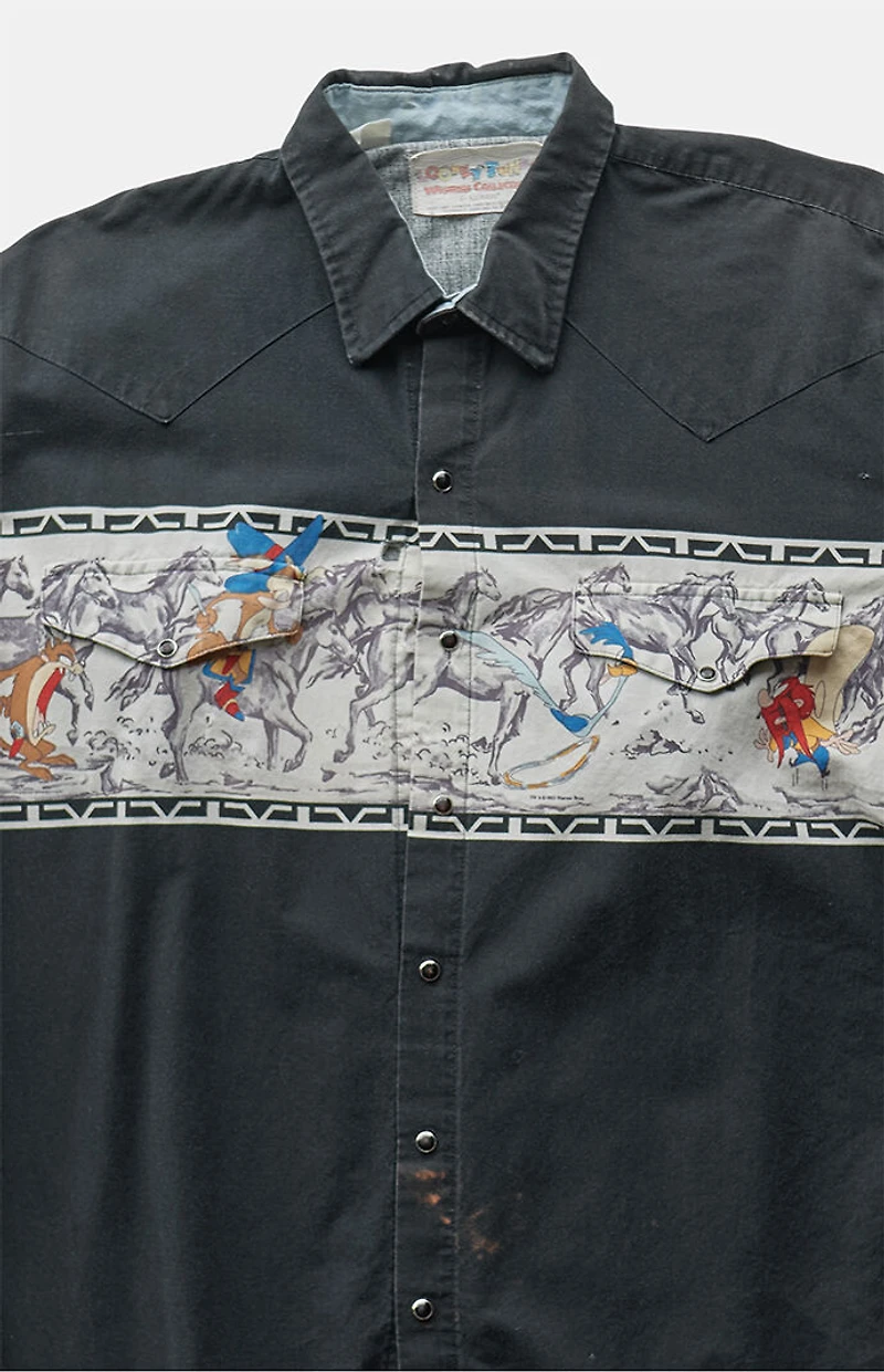 PS VINTAGE '90s Cowboy Button Up Top
