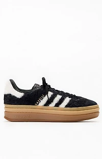 adidas Women's Black & White Gazelle Bold Sneakers