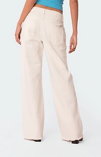 Edikted Dahlia Low Rise Straight Leg Jeans