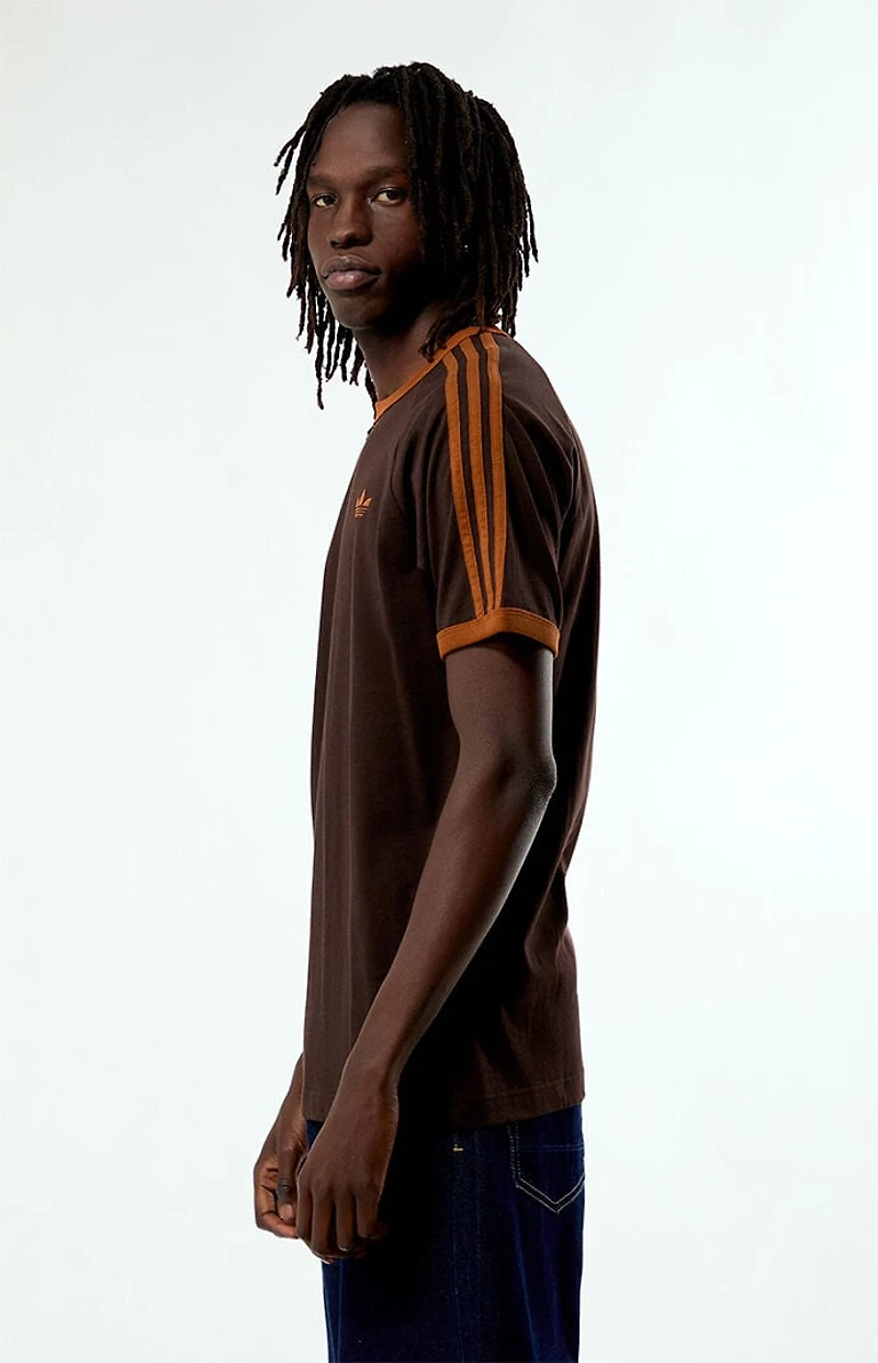adidas Three Stripes Ringer T-Shirt