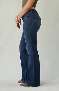 Pacsun Jade Low Rise Bootcut Jeans Dark Blue Tint