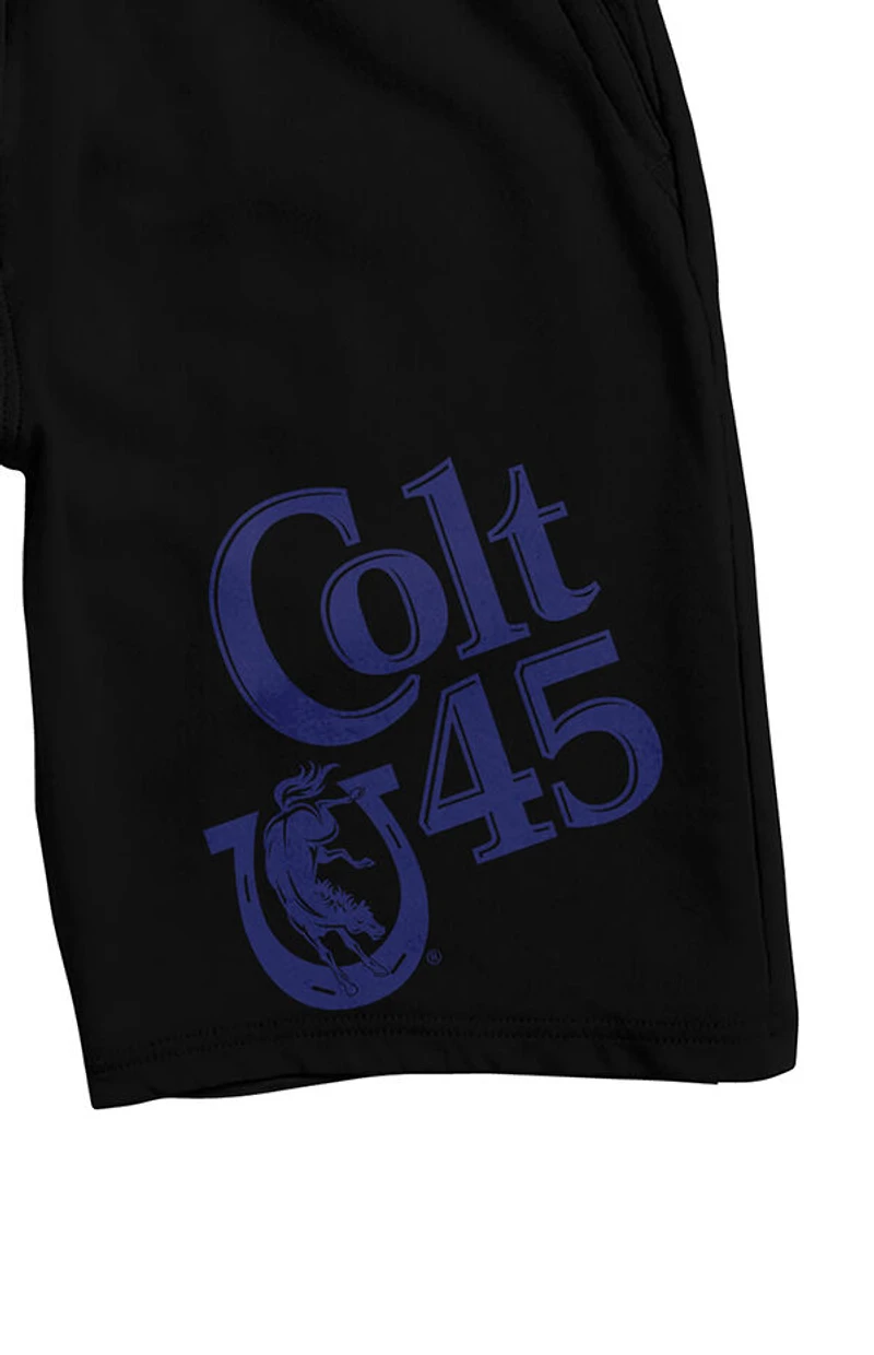 Colt 45 Blue Logo Sweat Shorts