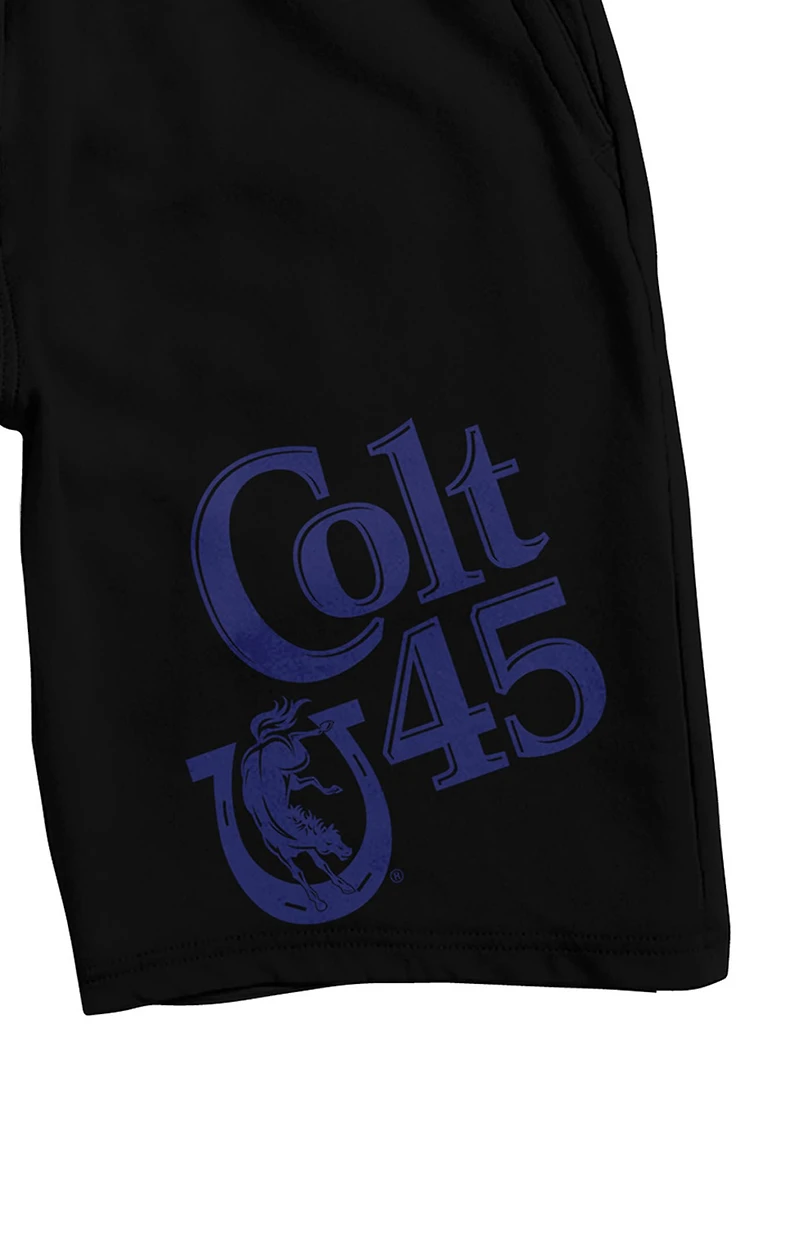 Colt 45 Blue Logo Sweat Shorts