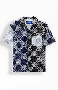 Awake NY Colorblock Paisley Camp Shirt