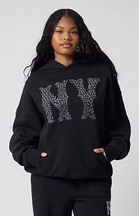 Pacsun NY Rhinestone Hoodie