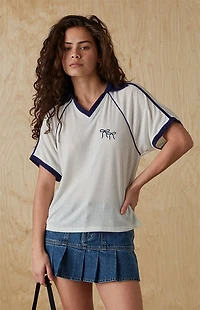 Your Favorite Kelli Pointelle Polo Shirt