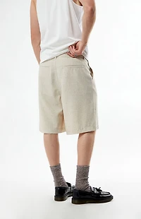 FIELD OF STUDY by Pacsun Linen Baggy Shorts