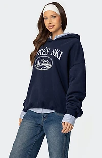 Edikted Apres Ski Oversized Hoodie