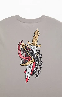 Brixton Sword Boxed Cropped T-Shirt