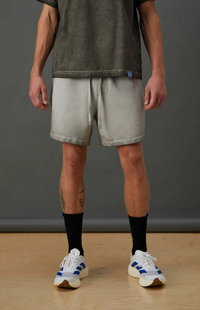 A.R.C. Active Gray Vintage Wash Heavyweight Fleece Sweat Shorts