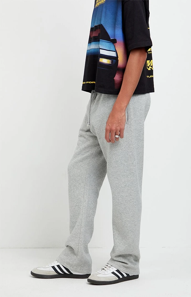 Pacsun Gray Johnny Fleece Straight Sweatpants