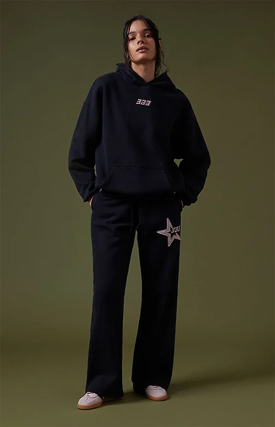 Pacsun 333 Charm Embroidered Hoodie