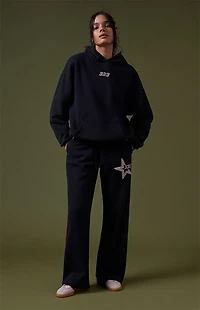 Pacsun 333 Charm Embroidered Hoodie