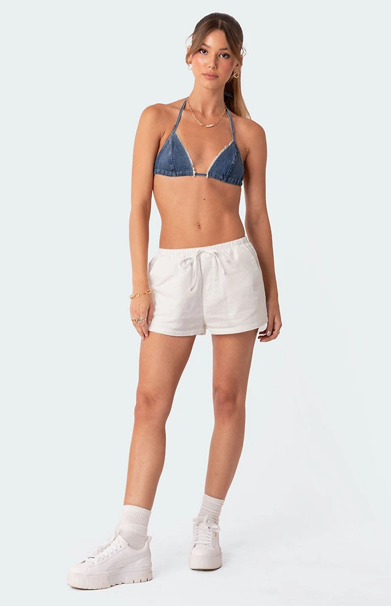 Edikted Leslie Linen Shorts