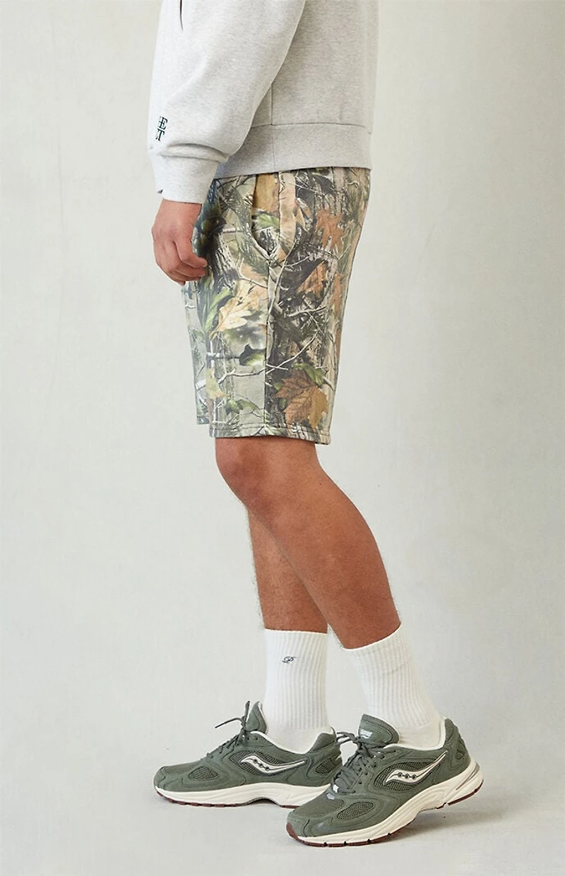 Pacsun Camo Fleece Volley Sweat Shorts